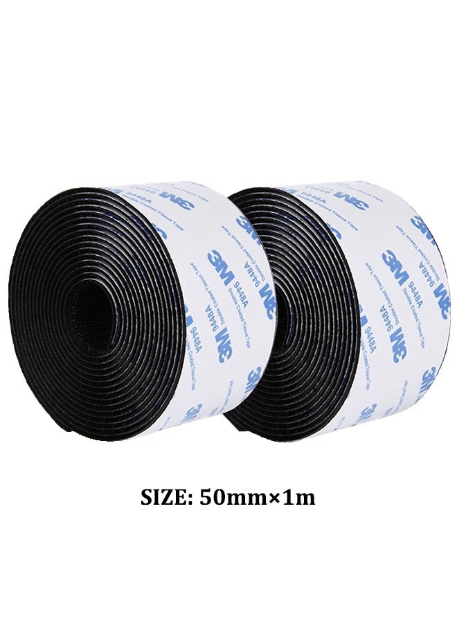 Generic Tape Velcro, Free Cut Length, Reusable, Suitable for Organizing Window Screens, Power Strips, Picture Frames, and More Uses  - Image 1