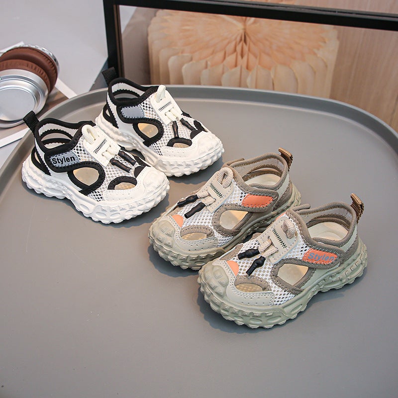 2025 Fashion Closed-Toe Sandals For Baby Boys, Soft Sole Beach Sandals For Toddlers, Children'S Shoes - Image 3