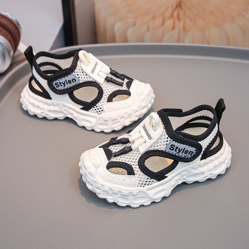 2025 Fashion Closed-Toe Sandals For Baby Boys, Soft Sole Beach Sandals For Toddlers, Children'S Shoes - Image 1