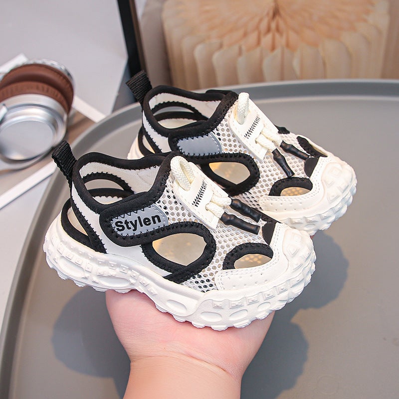 2025 Fashion Closed-Toe Sandals For Baby Boys, Soft Sole Beach Sandals For Toddlers, Children'S Shoes - Image 4