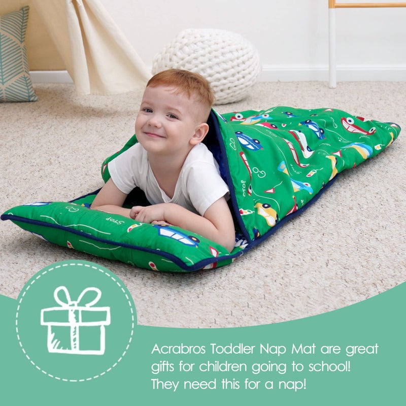 ACRABROS Toddler Nap Mat with Pillow and Blanket, Extra Large Rolled Napping Mats,Slumber Bags for Boys Girls,Kids Sleeping Bag for Daycare, Preschool Travel Camping,Car - Image 5