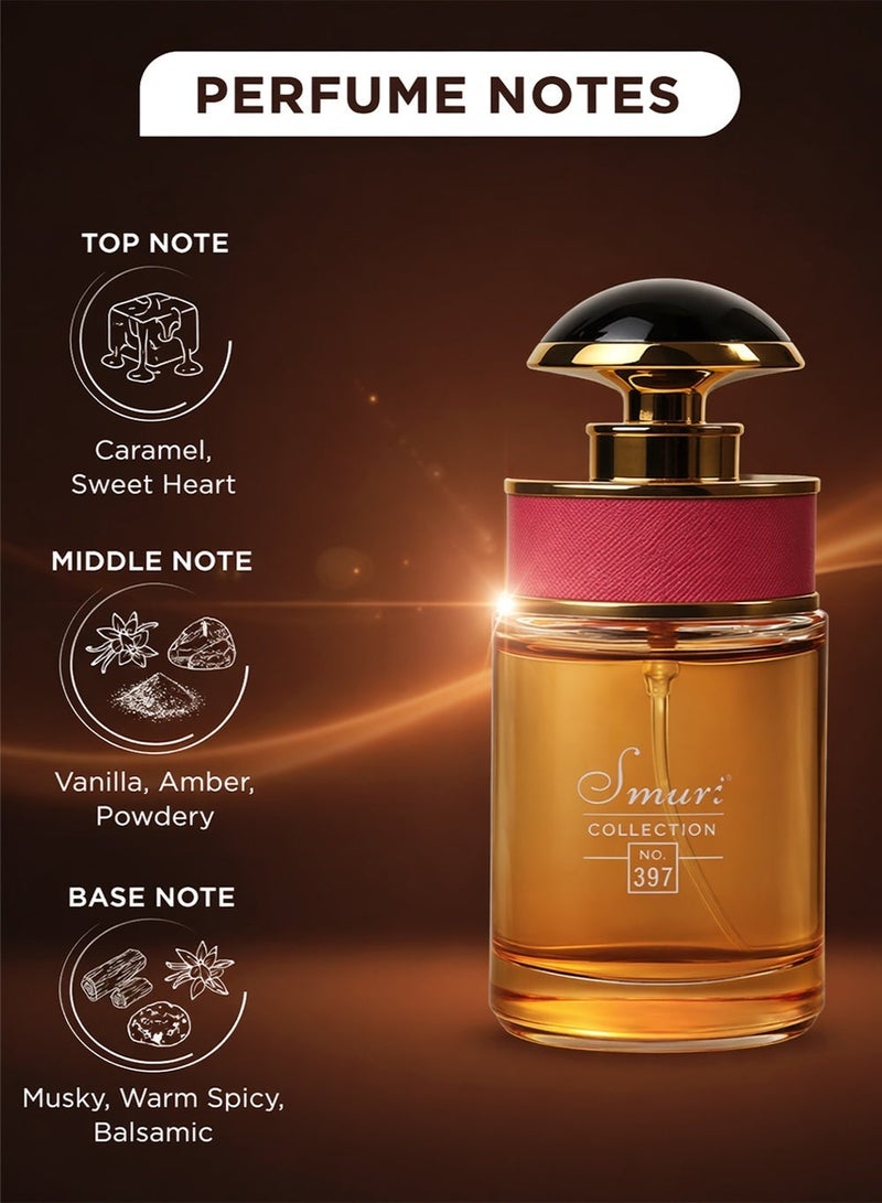 Smart collection Best Vanilla Perfume for Women Smart Collection No. 397 | | Sweet & Powdery Ladies Perfume with Caramel & Vanilla Notes | 25ml Eau De Parfum - Image 2