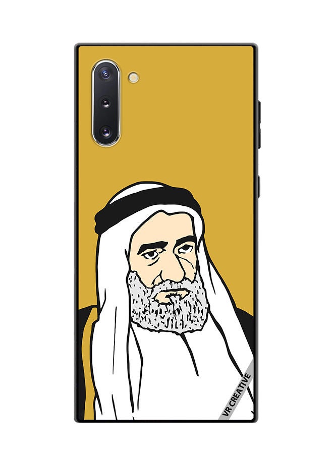 VR CREATIVE Protective Case Cover For Samsung Galaxy Note10 5G Sheikh Mohammed Bin Hamad Al Sharqi Design Multicolour - Image 1