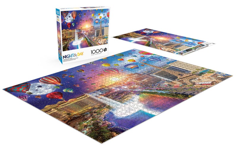 Buffalo Games - Lars Stewart - Vegas Balloon Show - 1000 Piece Jigsaw Puzzle for Adults -Challenging Puzzle Perfect for Game Nights - Finished Size is 26.75 x 19.75 - Image 4