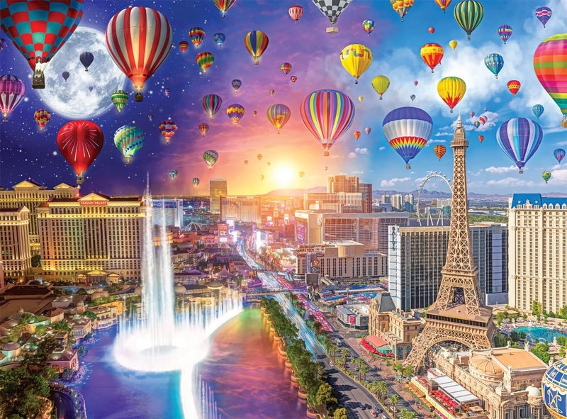 Buffalo Games - Lars Stewart - Vegas Balloon Show - 1000 Piece Jigsaw Puzzle for Adults -Challenging Puzzle Perfect for Game Nights - Finished Size is 26.75 x 19.75 - Image 2