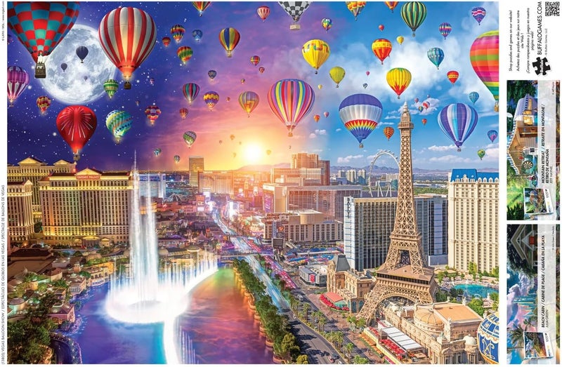 Buffalo Games - Lars Stewart - Vegas Balloon Show - 1000 Piece Jigsaw Puzzle for Adults -Challenging Puzzle Perfect for Game Nights - Finished Size is 26.75 x 19.75 - Image 5