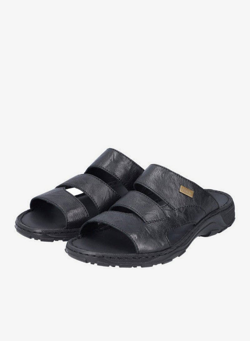 ريكر صنادل رجالي ريكر 26078-01 ماسا أسود - Image 3