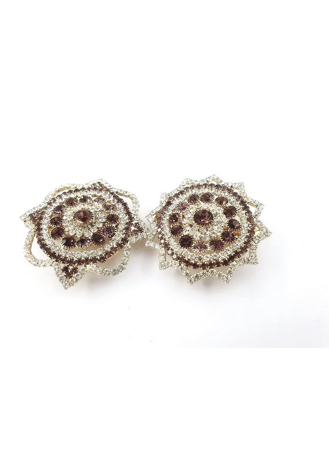 DHAVESAI - Dhavesai m.d.p multi design hair clips,hair accessories for girls and women small size pack of 2 (multi colour and design as per availability) - Image 1