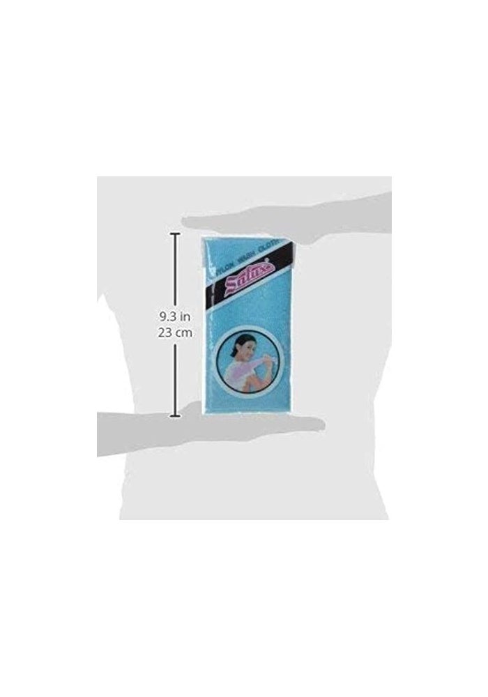 Salux Nylon Japanese Beauty Skin Bath Wash Cloth Set - Image 3