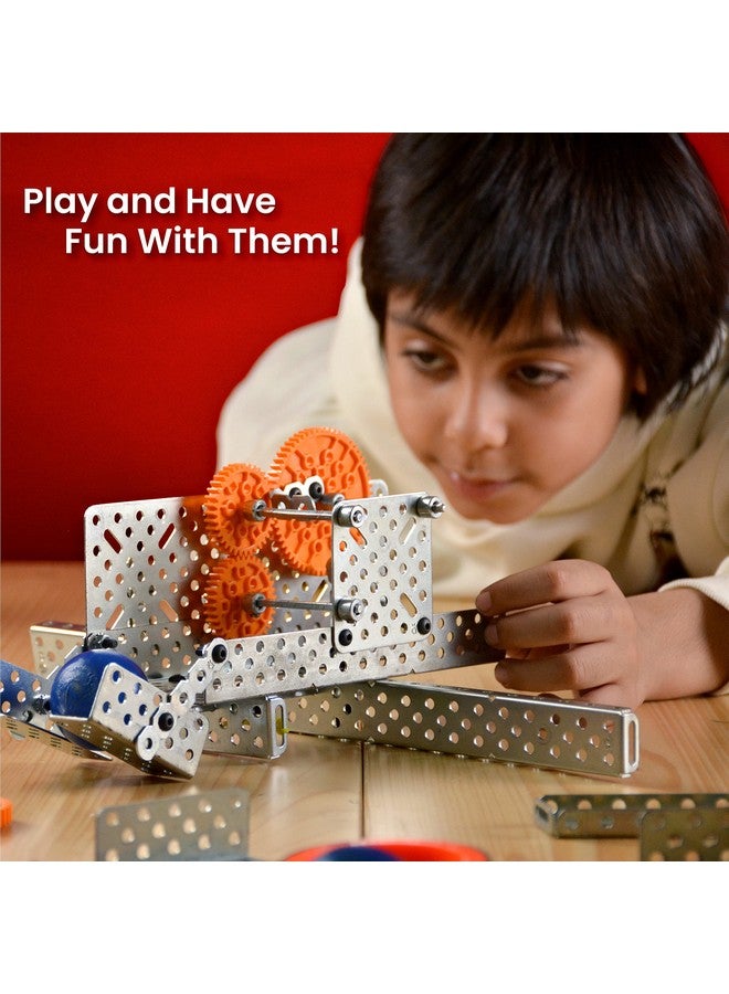 أفيشكار مجموعة مستكشف روبوتات أفيشكار، مجموعة روبوتات 5 في 1، للأطفال من سن 8 إلى 12 عامًا، تحتوي على أكثر من 100 قطعة، تعلم التصميم الميكانيكي والإبداع، مجموعة تعليمية، صنع في الهند، متعددة الألوان - Image 5