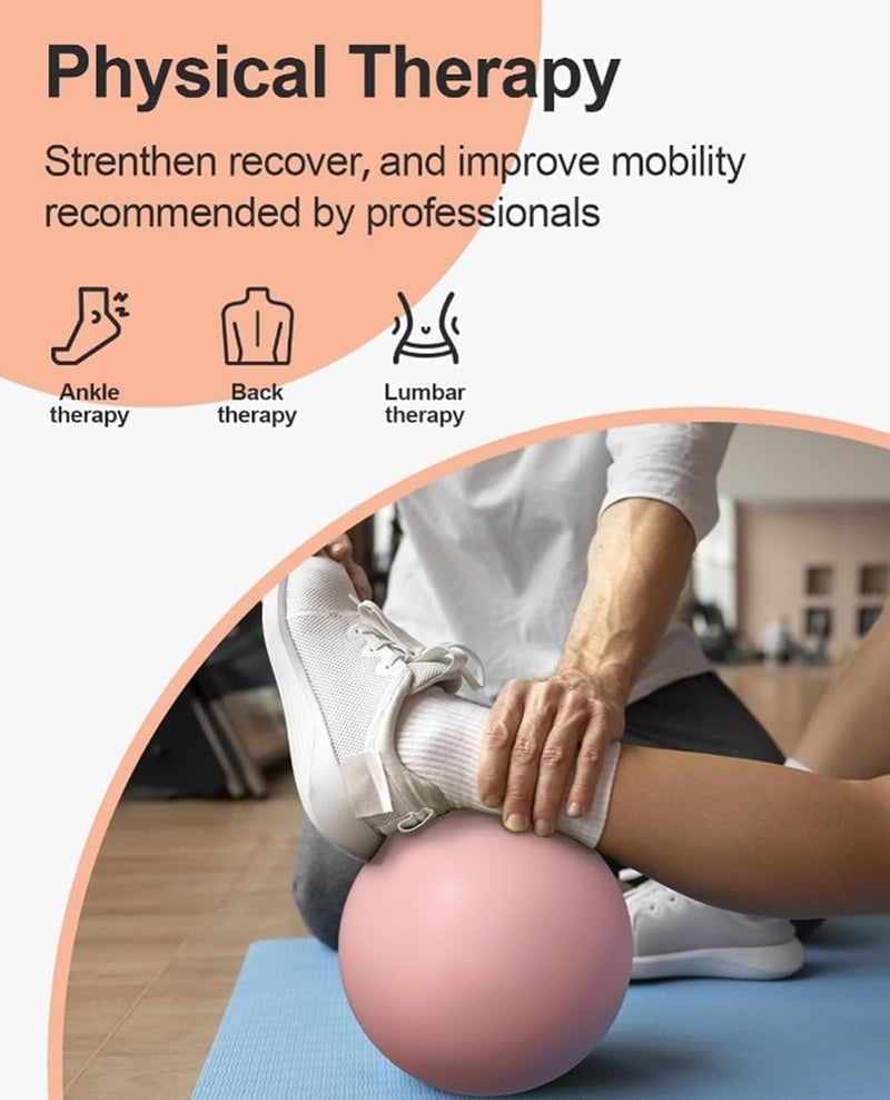 10-inch Mini Pilates Ball with Anti-burst Technology for Yoga and Fitness - Image 2