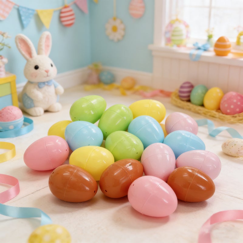 Party Magic 16-Pack Easter Filler Eggs 20cm – Large Plastic Eggs for Giant Egg Hunts & Party Decor - Image 4