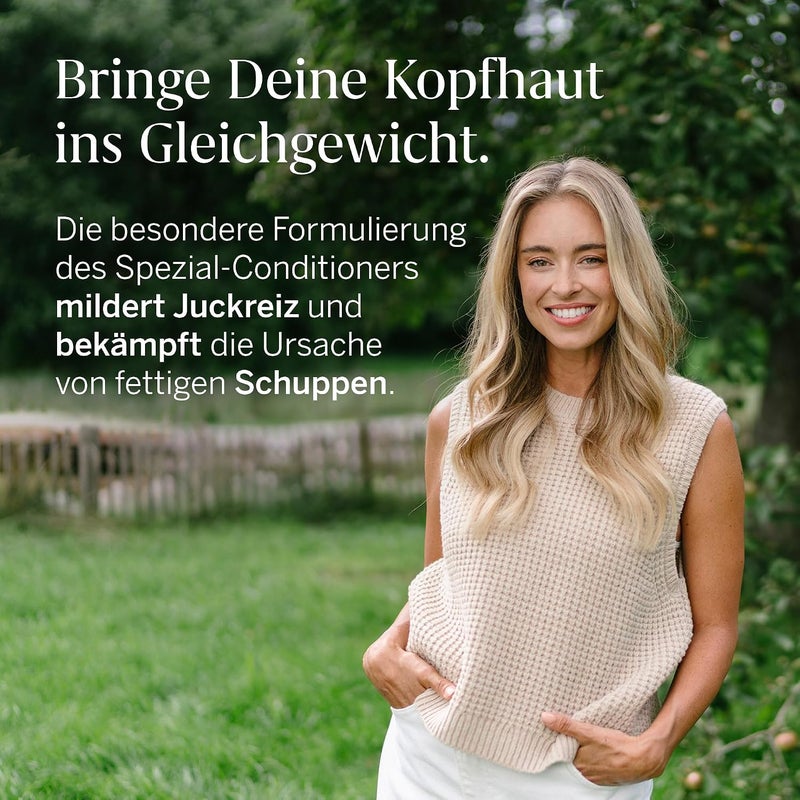 RAUSCH Special Conditioner with Willow Bark 150 ml  Balancing Care for Oily Dandruff & Itchy Scalp  Vegan & SiliconeFree Made in Switzerland with Willow Bark Extract - Image 1