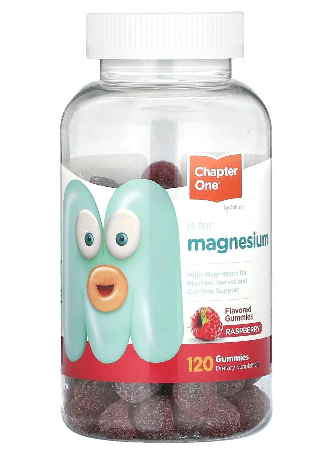 Chapter One Magnesium Gummies Raspberry 120 Gummies