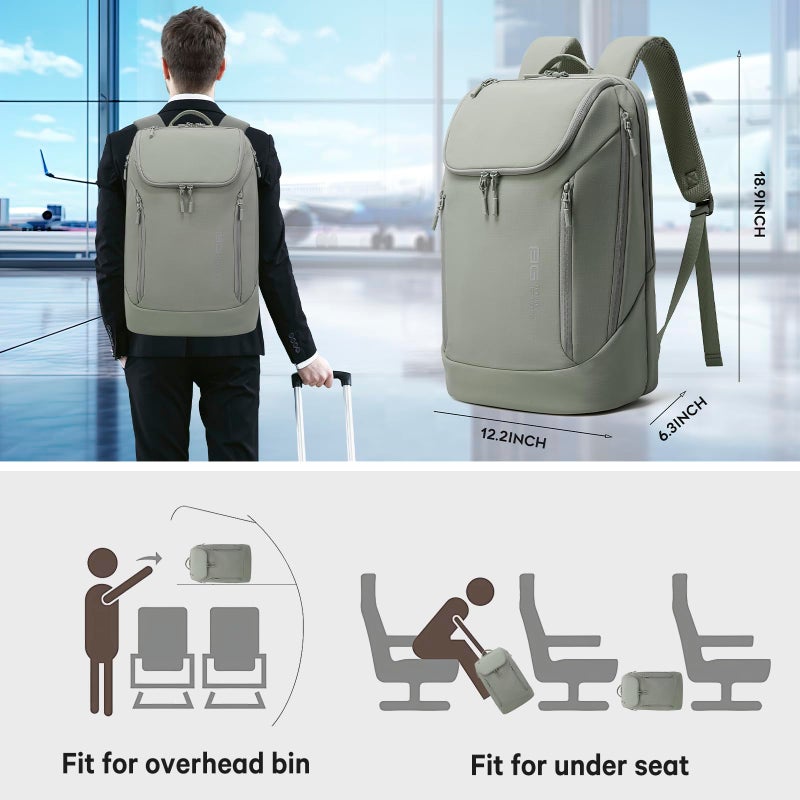 BANGE Commute backpack can hold 15.6 inch laptop,Flight approved carry on backpack for men and woman - Image 4