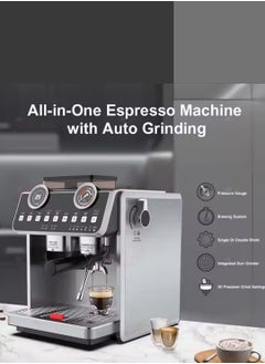 Professional Barista Espresso Machine with Dual Boilers and Pumps, Integrated Grinder - Ideal for Home and Commercial Use (2.5L Capacity, 20 Bar, 2800W) - pzsku/Z572B36157675B32705B6Z/45/_/1740991163/92548da7-3b66-450b-b2ba-5a08622b5fd6