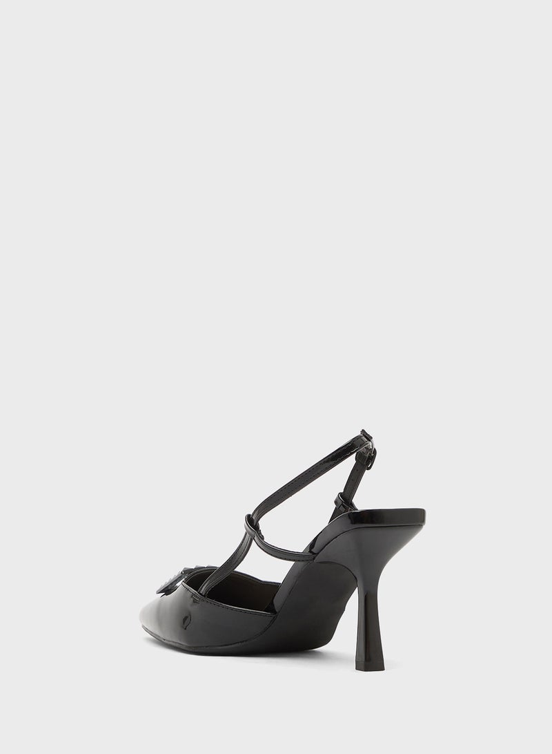 Truffle Slingback Heeled Pump - Image 2