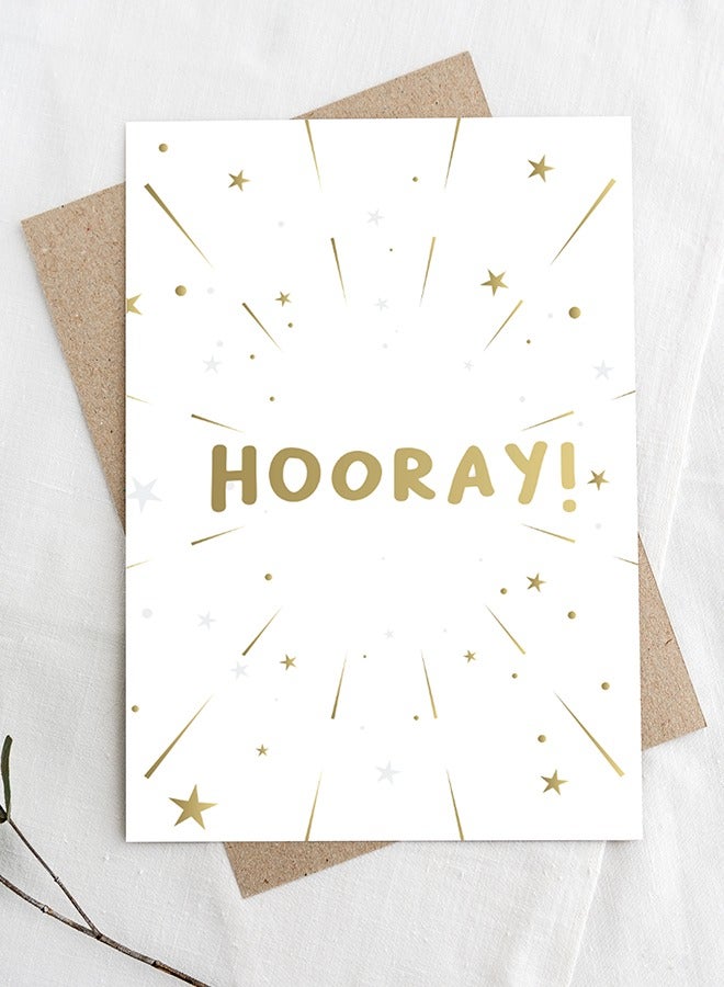 Share the Love Congratulations, Hooray! Greeting Card - A6, General Greeting Card | Ideal for Special Moments and Celebrations 