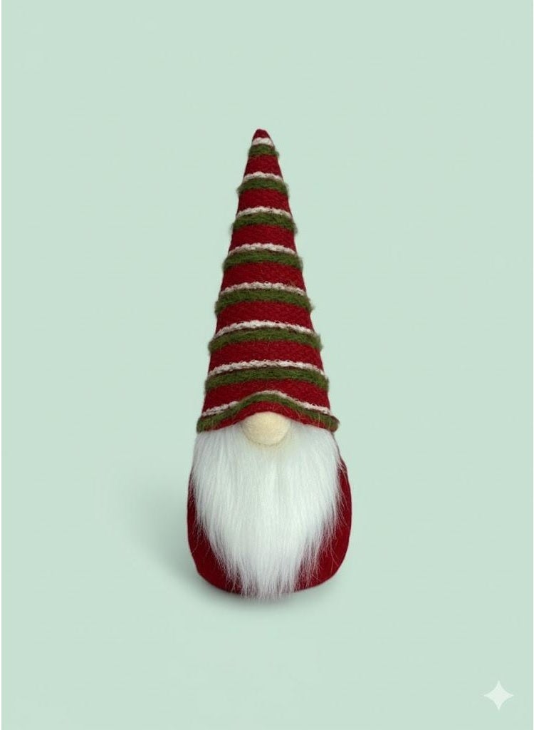 Red Gnome Decorative Figurine with Hat - Image 4