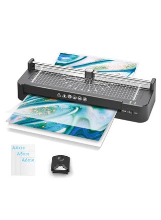 Laminator Machine 13 Inch Wide with Laminating Sheets 40pcs, Laminator Machine Hot and Cold, Thermal Laminator 11x17 for A3 A4 A5 A6 with Paper Trimmer, Corner Rounder - pzsku/Z572B7A30B6CD8333F79DZ/45/_/1724376872/5b0ea78b-f3fb-4d03-9a94-67b5342e856c