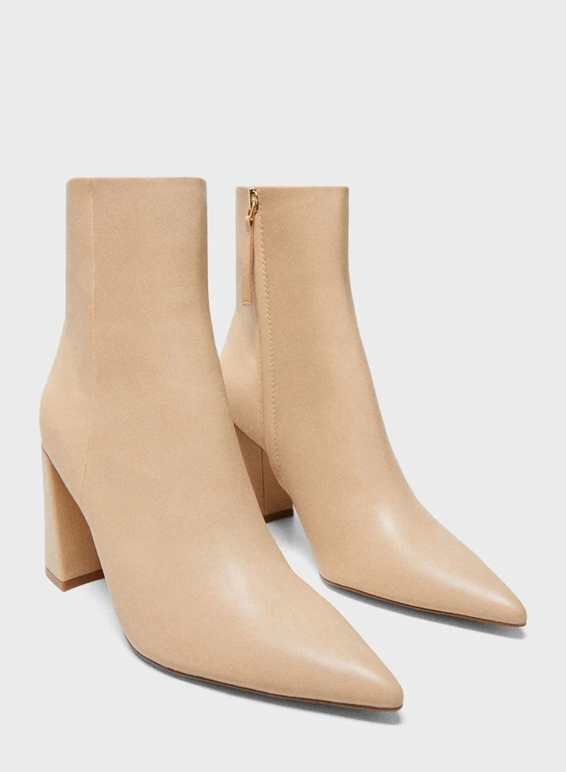 MANGO Casual Ankle Boots