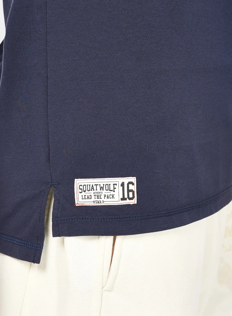 SQUATWOLF Graphic Raglan Athletic T-Shirt