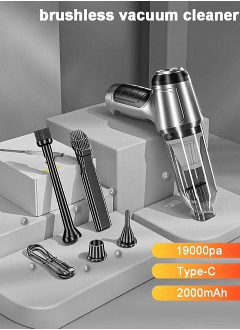 Generic - Cordless Vacuum Cleaner 19000pa with 2000mah Large Capacity Battery and Fast Type C Charge Handheld Vacuum Cleaner - Image 1
