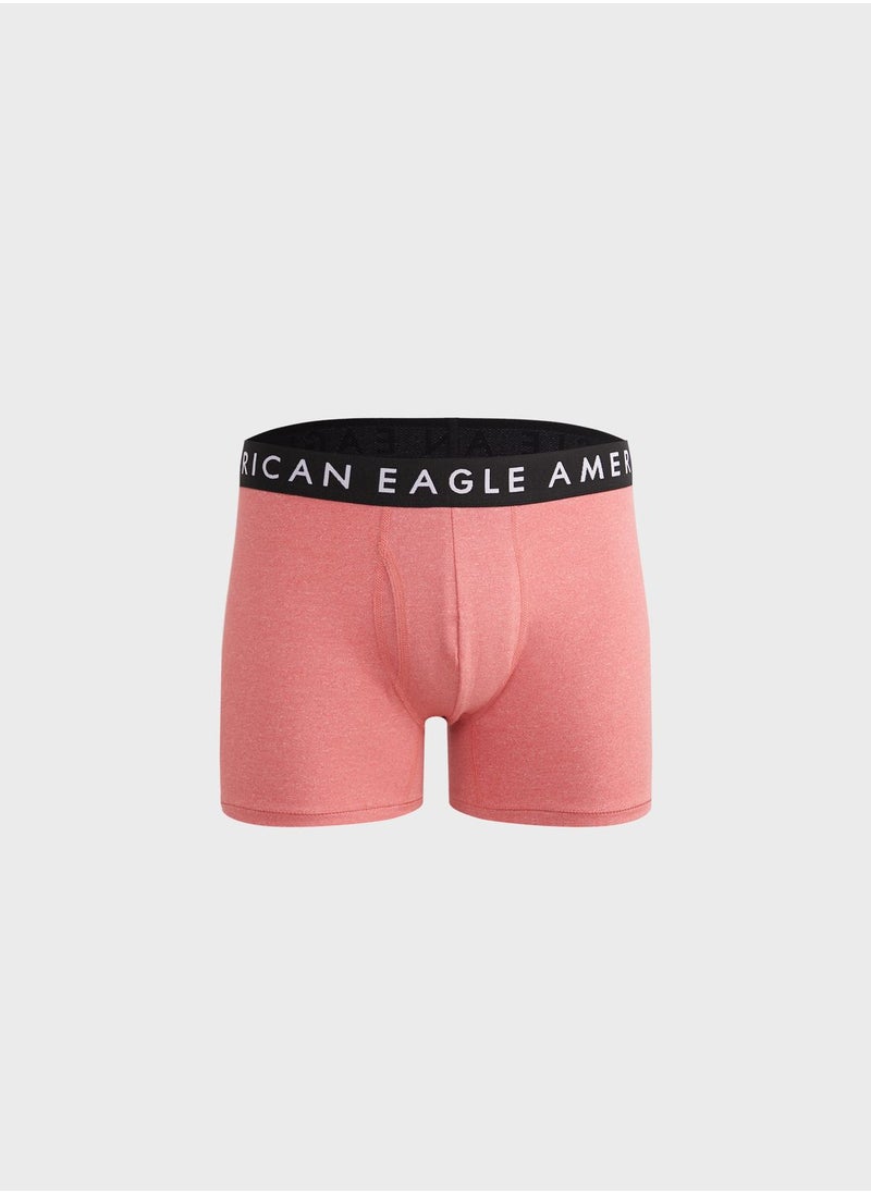 American Eagle - 3 Pack Logo Band Trunks - Image 1