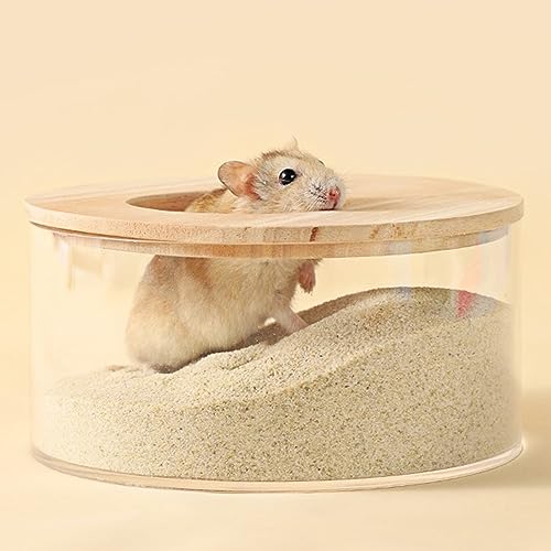 DR.DUDU Hamster Bath Sand, 2.8lb Dust Free Desert Sand or Potty Litter Sand for Hamster Chinchillas Gerbil Syrian Mice Small Animals (Beige) - Image 5