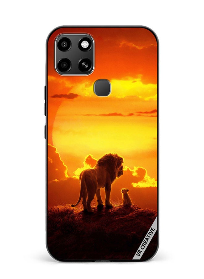 VR CREATIVE Protective Case Cover For Infinix Smart 6 Lion King Design Multicolour - Image 1