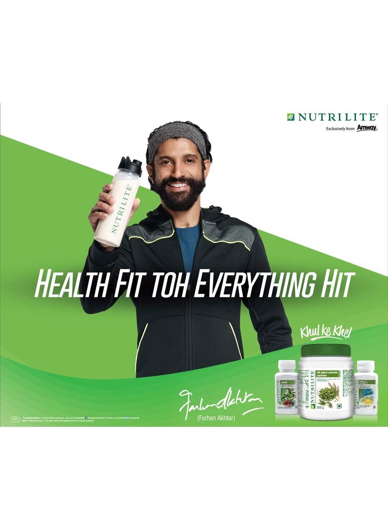 NUTRILITE 30 Serve PDO Pack ALL PLANT PROTEIN AND DAILY AND SALMON OMEGA 3 Contents: All Plant Protein Powder: 30 N sachets (10g) each Daily: 30 N tablets Salmon Omega-3: 30 N softgels - Image 3