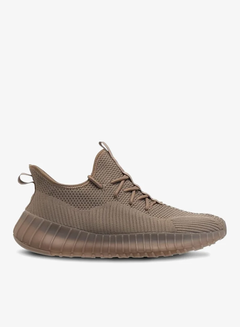 Men by Shoexpress Mesh Lace-Up Sneakers with Pull Tabs