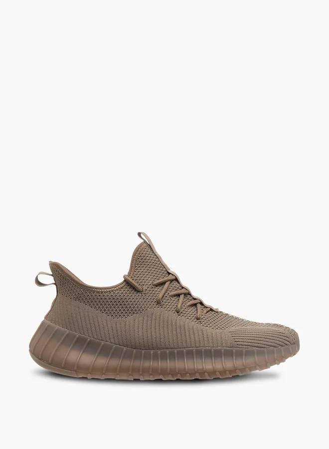 Oaklan by Shoexpress Men by Shoexpress Mesh Lace-Up Sneakers with Pull Tabs