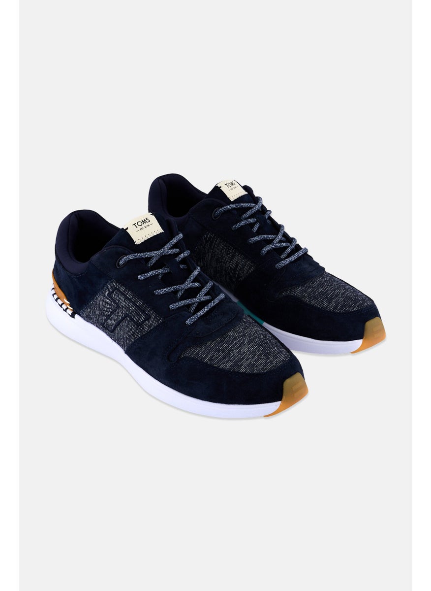 TOMS Men Arroyo Lace Up Casual Shoes, Navy  - Image 1