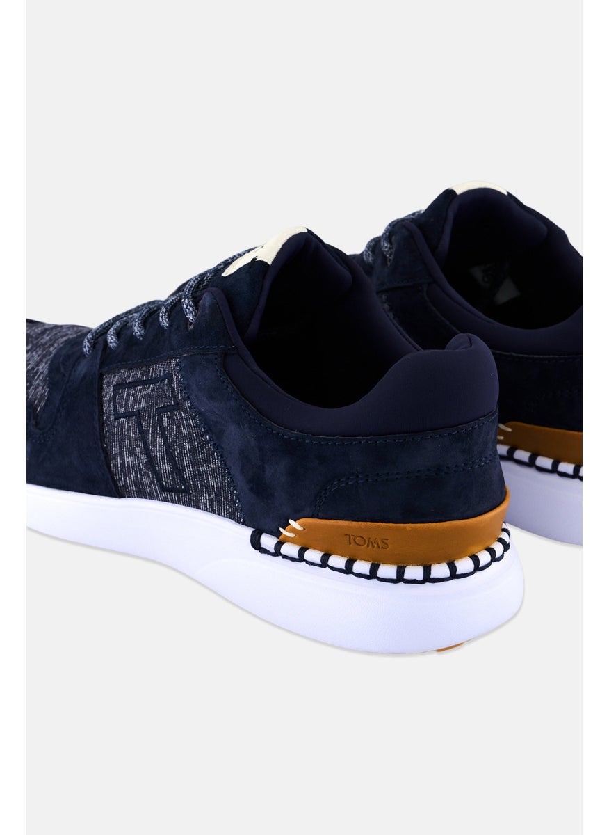 TOMS Men Arroyo Lace Up Casual Shoes, Navy  - Image 2