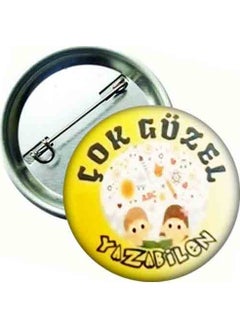 Hediye Panayırı Gift Fair Student Lapel Badge that Can Write Very Beautifully, Pack of 20 