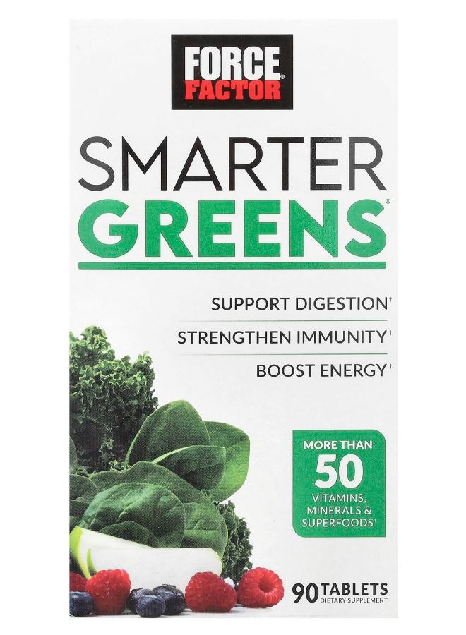 Force Factor Smarter Greens® 90 Tablets - Image 1