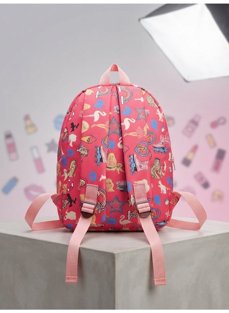Barbie Kids Backpack - Pink Character Design, 34x25x15 cm - Image 2