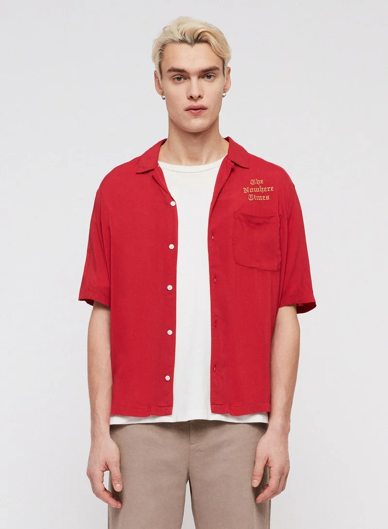 all saints Oblivion Slim Fit Shirt
