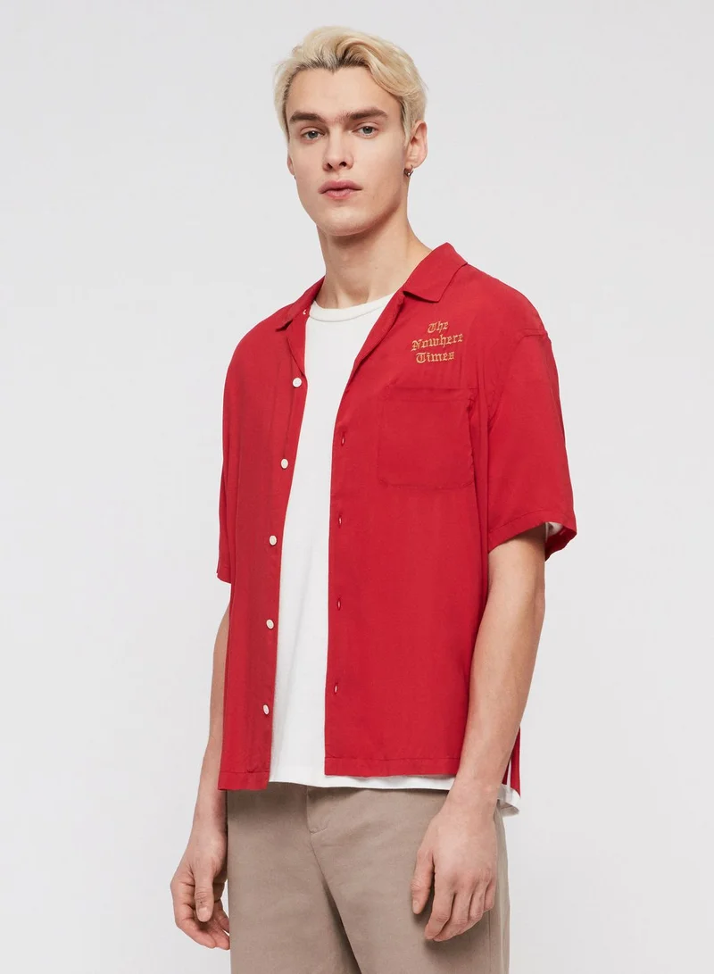 all saints Oblivion Slim Fit Shirt