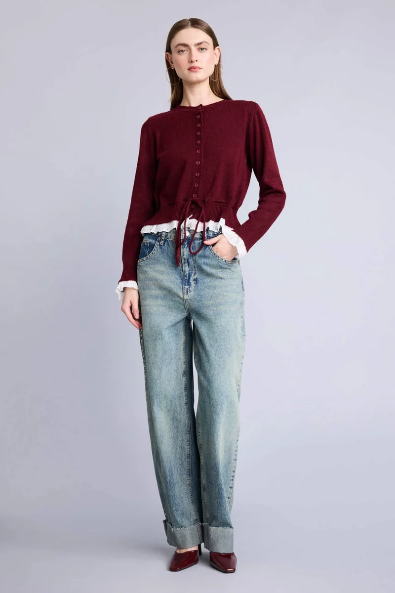 DeFacto Slim Fit Cardigan