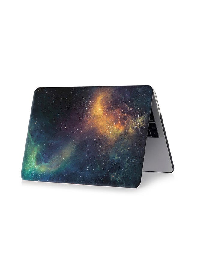 O Ozone - Macbook Hard Case For MacBook Air 13.6 inch 2022 A2681 M2 Chip with Liquid Retina Display Touch ID Plastic Pattern Shell Protective Cover - Outer Space - Image 1