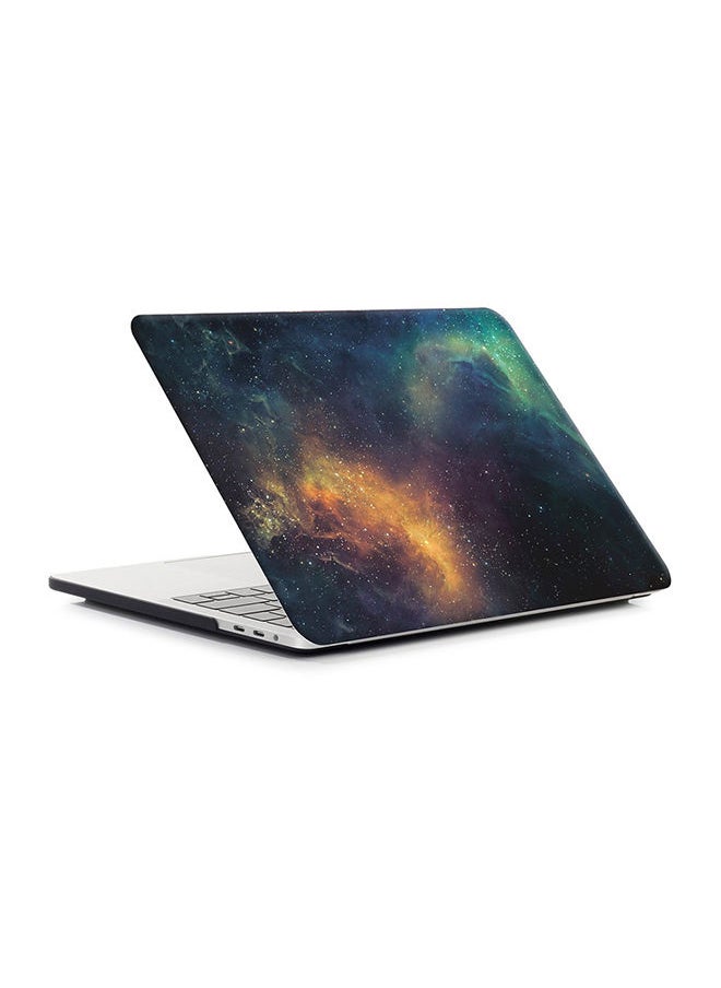 O Ozone - Macbook Hard Case For MacBook Air 13.6 inch 2022 A2681 M2 Chip with Liquid Retina Display Touch ID Plastic Pattern Shell Protective Cover - Outer Space - Image 1