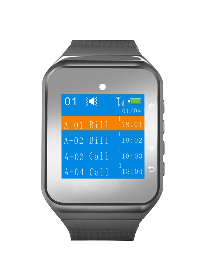 Caregiver r Wireless Smart Call on Nurse Calling Alert Vibration for Elderly/Patient/Disable at Home 1 Receiver Wrist - Image 2