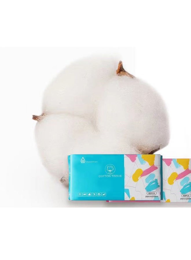 Pikkaboo Ultra Soft High Tension Comfort Tissues, 60 Sheets - Image 2