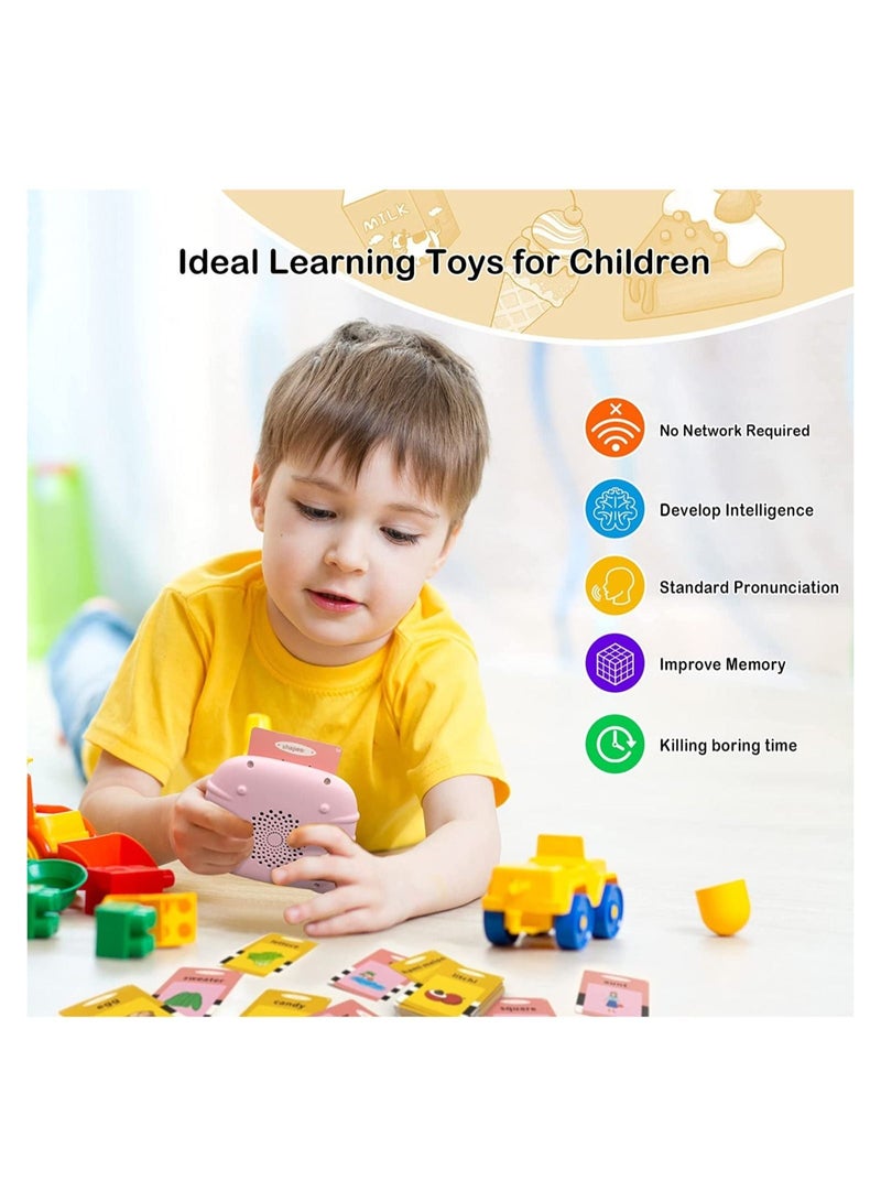 ELTRAZONE Flash Cards Learning Toys Electronic Educational Toddlers Talking Audible Flash Cards for 1 2 3 4 5 6 Years Old Boys Girls Listen and Learn, Preschool Toys  - Image 2