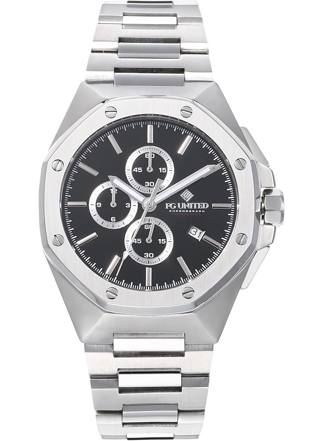 FG UNITED Primo Men Chronograph Stainless Steel Watch Fg9003 - Image 1