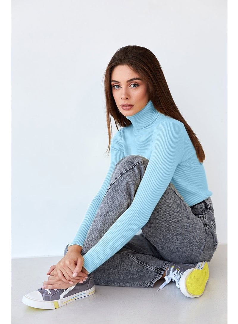 NIBEMINENT سويتر نسائي أساسي بقلنسوة من بورن ليديز، ملابس خريف شتاء، سويتر ضيق للنساء، سويتر محبوك ناعم ودافئ - Image 2