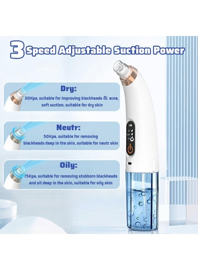 Flintronic Blackhead Remover Vacuum – Facial Pore Cleanser with Water Tank, 3 Suction Modes & 6 Heads, Rechargeable Skin Care Device - Image 5