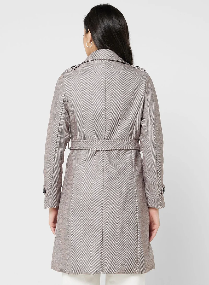 ELLA Double Breasted Belted Coat